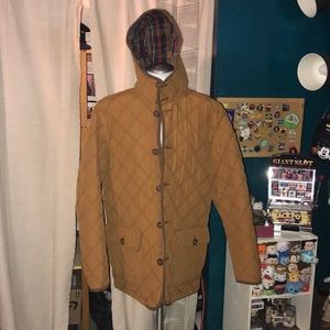 Tommy Hilfiger Brown Rain Coat Size S